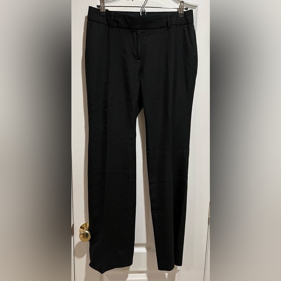 J. Crew City Fit black pants 100% wool size 4. - Picture 1 of 6